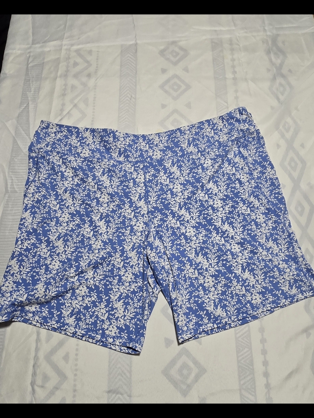 Blue Floral Gym Women’s Shorts